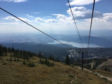 Whitefish from the lift, early Fall 2018